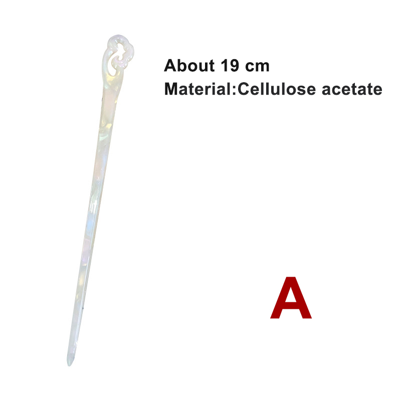 Word Of Honor Wen Ke Xing Cosplay Prop Fan Zhou Zishu Folding Fans Shan He Ling Tian Ya Ke Hairpin Hair Accessory: Brown