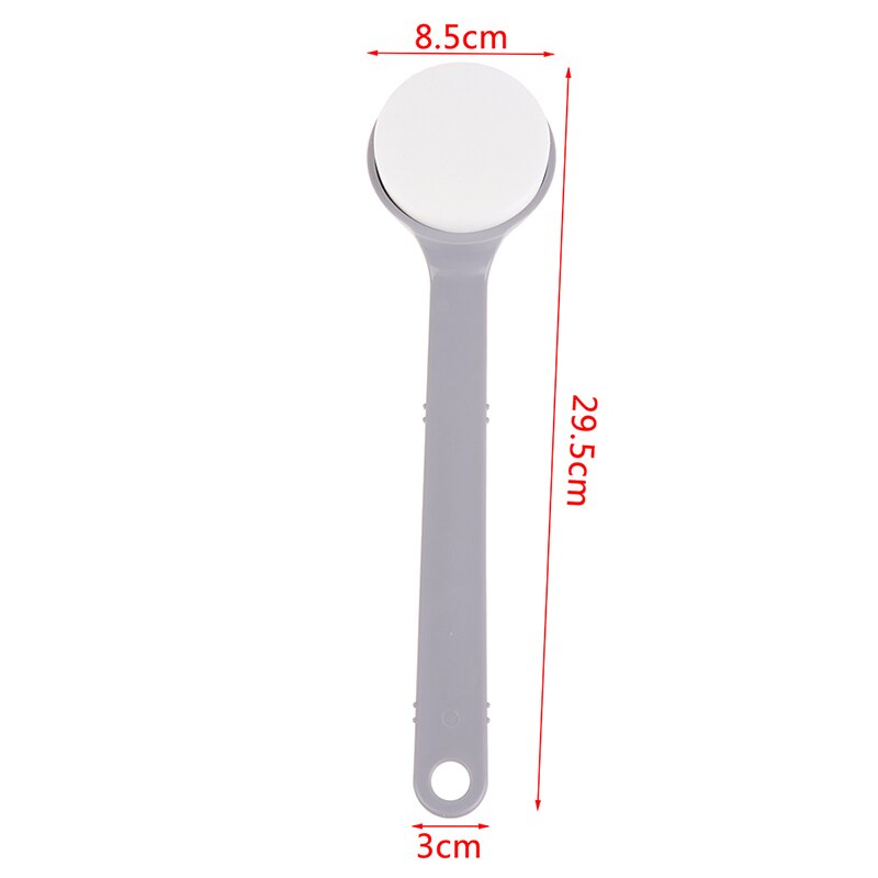 Exfoliërende badspons met lange steel, rugscrubber, badkamerborstel, exfoliërende reinigingsapparatuur, doucheborstel