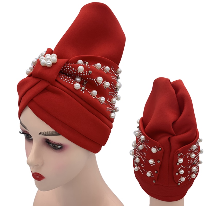 Turbante Hijab para mujer, gorro de estilo africano, pañuelo musulmán, para la cabeza, para , novedad de