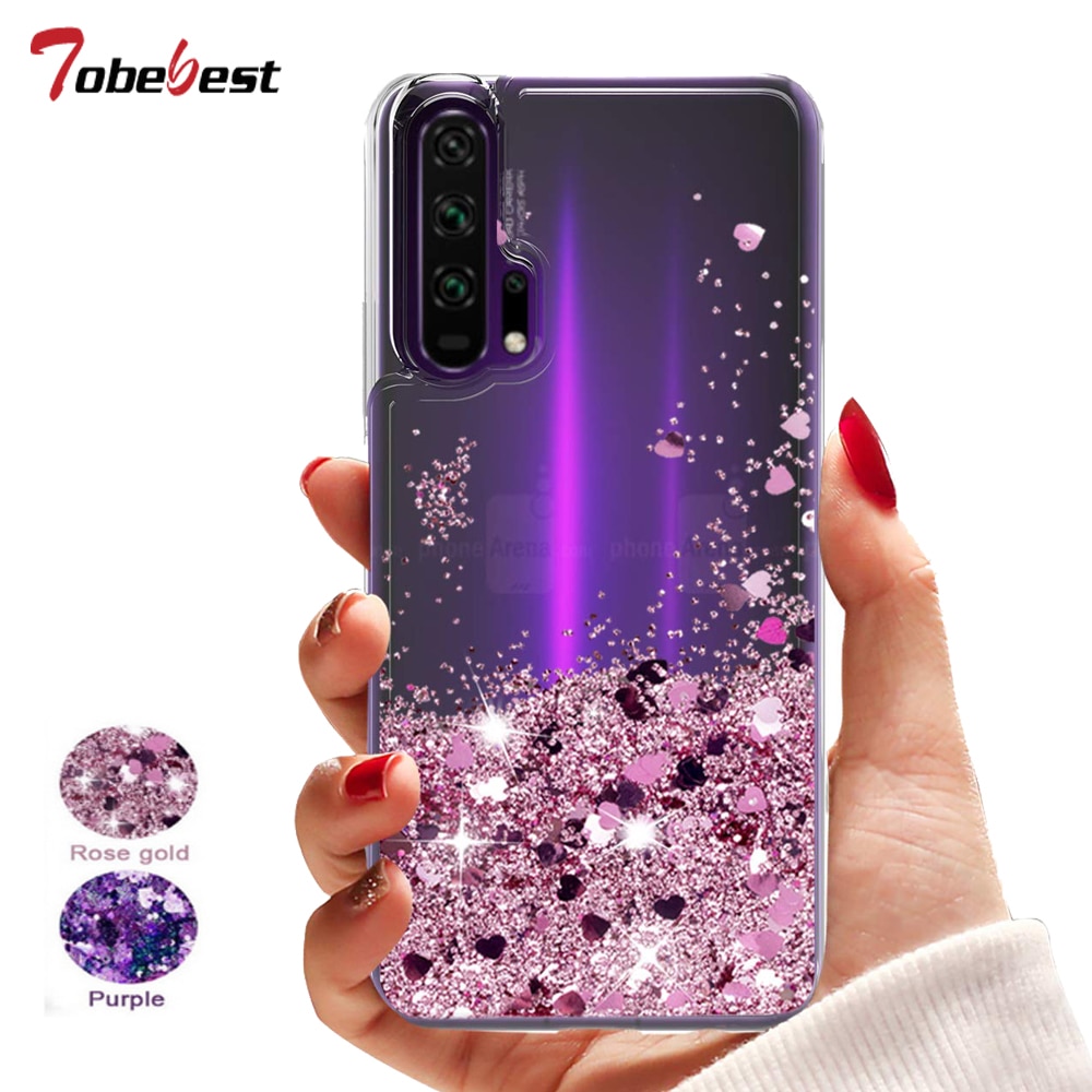 Huawei Honor 20 Pro Case Dynamic Liquid Glitter Quicksand Star For Huawei Honor 20 Soft TPU Slicone Cover