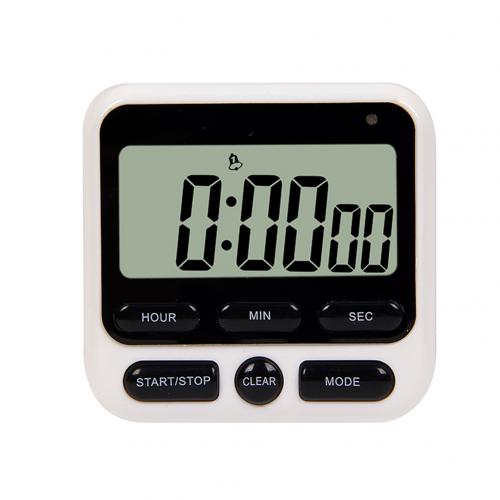 Kitchen Timers Cooking Digital Timer Countdown Alarm Clock Baking Cake Pizza Timer Kitchen Tool: Black