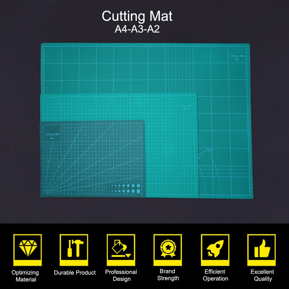 A2/A3/A4 PVC sewing Cutting Mat Double-sided Self Healing Cutting Board Fabric Leather Craft handmade Patchwork Tools