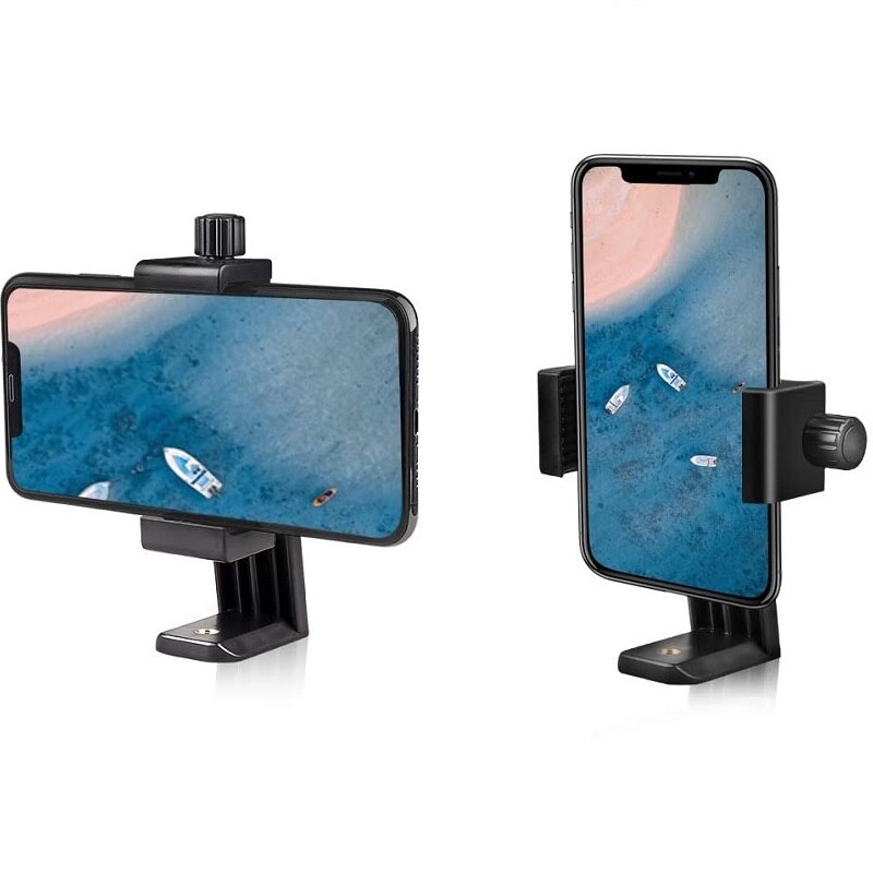 Statief Mount Adapter Mobiele Telefoon Clipper Houder Verticale 360 Statief Stand Voor Smartphone: Phone  Holder