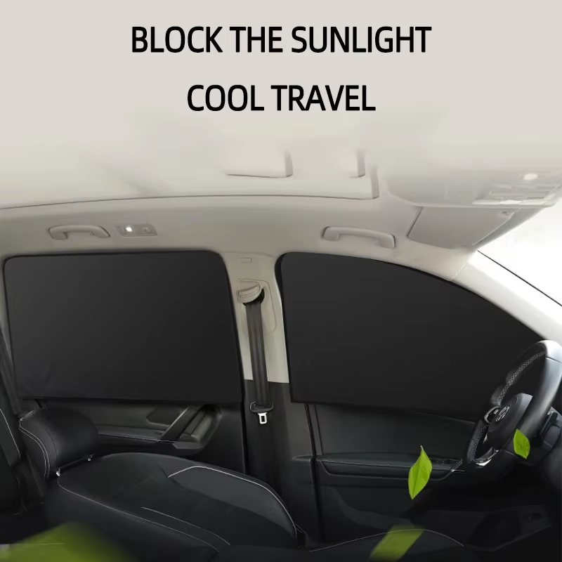 Auton sivuikkunan aurinkosuoja magneettinen uv-säteilyä estävä auton verho kesäinen häikäisysuoja automaattinen aurinkosuoja henkilökohtaiseen yksityisyyteen amagi