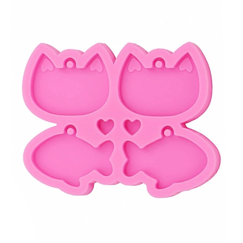 Pet Dog Hanging Tag Epoxy Resin Mold Listing Pendant Silicone Mould Crafts Jewelry Keychain Making Tools: Default Title