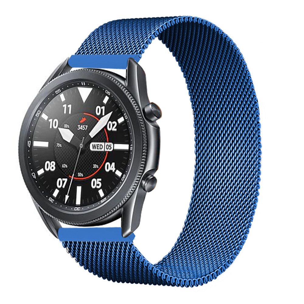 Correa Milanese Loop para Amazfit Bip S, correa de acero inoxidable para Samsung galaxy watch, 46mm gear s3, 20mm, 22mm, 18mm, 24mm, 23mm
