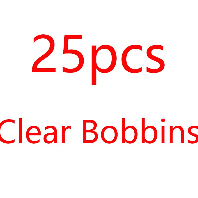 Plastic Bobbins Spools Clear Sewing Machine Empty Bobbins Spools Plastic Storage Box Home Sewing Accessories Tools: Clear Bobbins