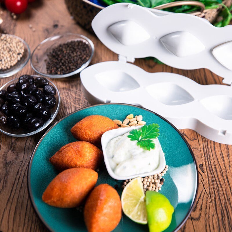 Kibbeh Maker Mold Meatball Tool Stuffing Mold Manual Meat Processor Kibbeh Meatloaf Maker