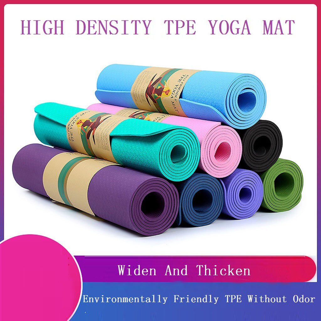 Yoga Extra Pad Tpe Yoga Mat Verbreed Verdikte Fitness Mat Beginner Yoga Mat Eco-vriendelijke Materiaal Yoga Mat #40