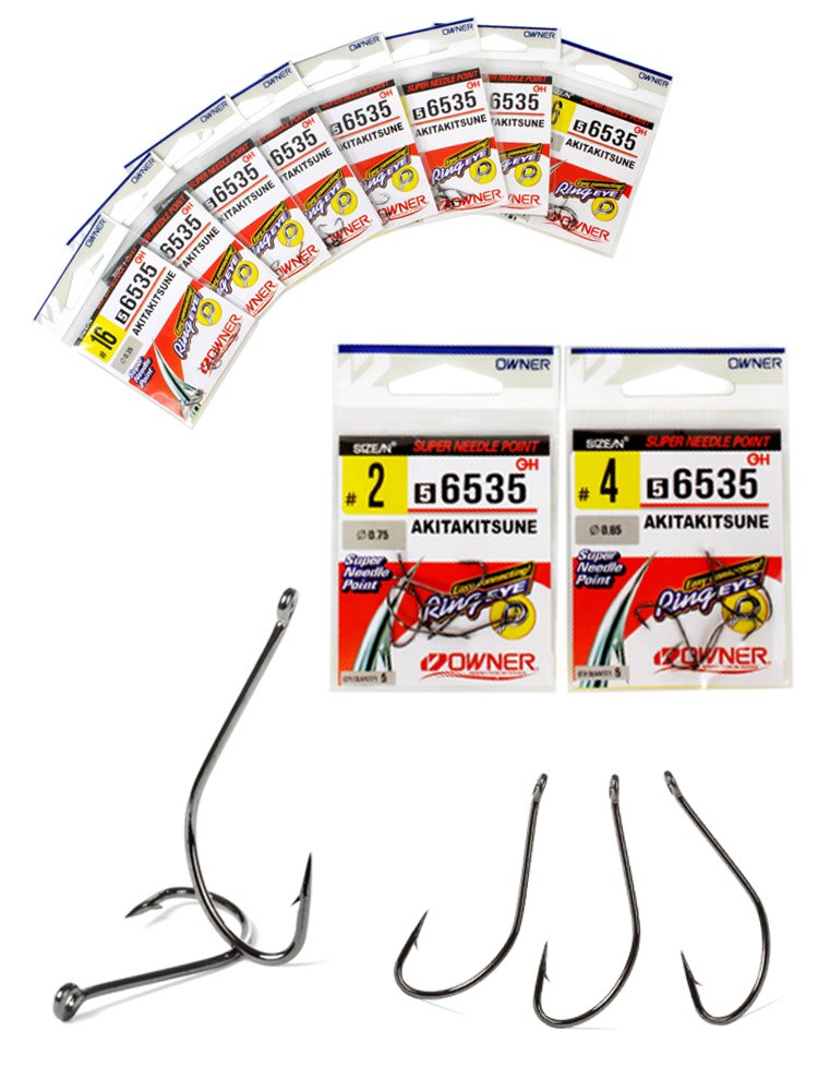 3Bags 56535 Fishing Tackle Hooks Saltwater Assist Hook Carp Hooks Japan Fishing Hooks Sea Jig Head Hook Circle Fishing Hook
