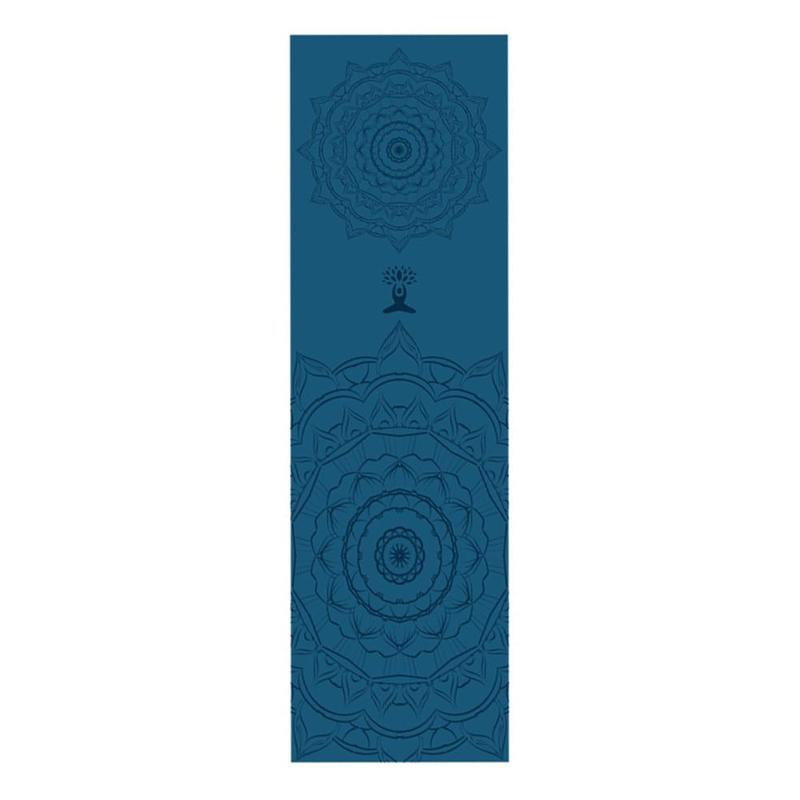 30*100Cm Draagbare Fitness Yoga Sport Handdoek Mat Afdrukken Patroon Opvouwbare Pilates Mat Zachte Antislip Indoor Outdoor Sport levert: B