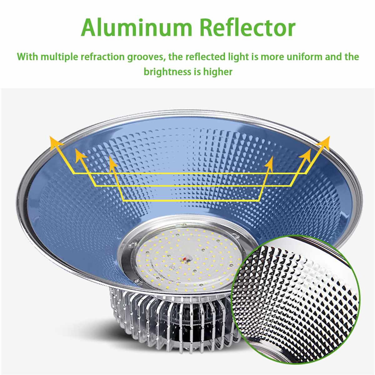 100/150/200w ufo led high bay light lagerværksted belysning industriel kommerciel lampe garage lys til lager værksted