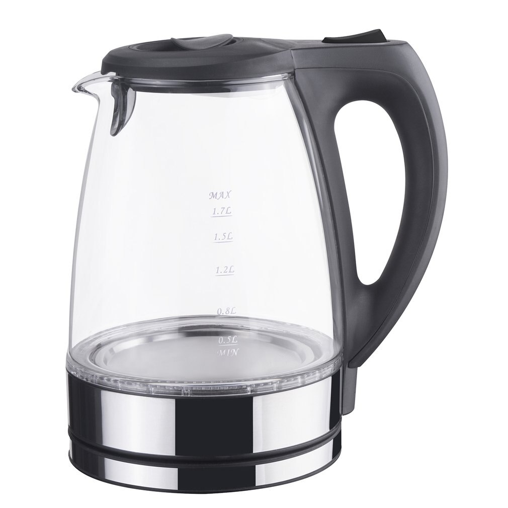 Bouilloire électrique en verre Fy-788, Protection thermostatique à une couche, Thermos, mise hors tension avec balance