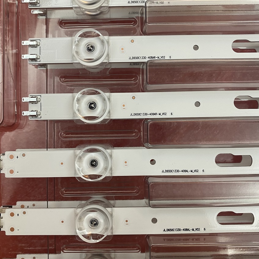 LED Strip (10) Voor Samsung UE65TU7125K UN65TU8200 UE65TU7105K UN65TU8000 UE65TU8000 UE65TU7000 BN96-50313A 50314A SVC650AG6_R L