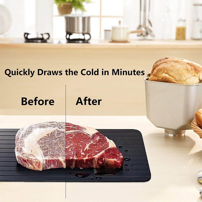Quick defrost tray, quick defrost tray for food, quick security, plate, defrost plate, kitchen item, kitchen tool