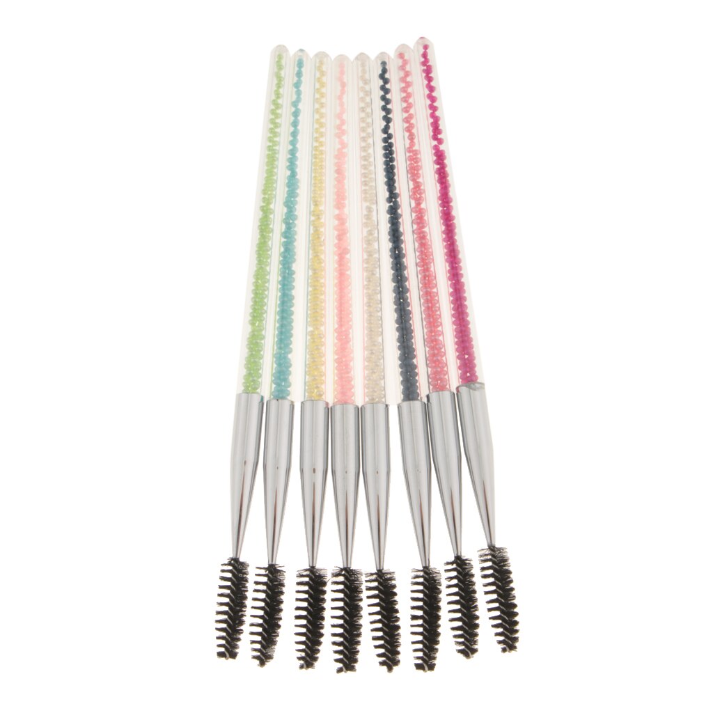 (8 Stuks Pack) Wimper Borstel Set Wimper Extension Make Up Mascara Borstel