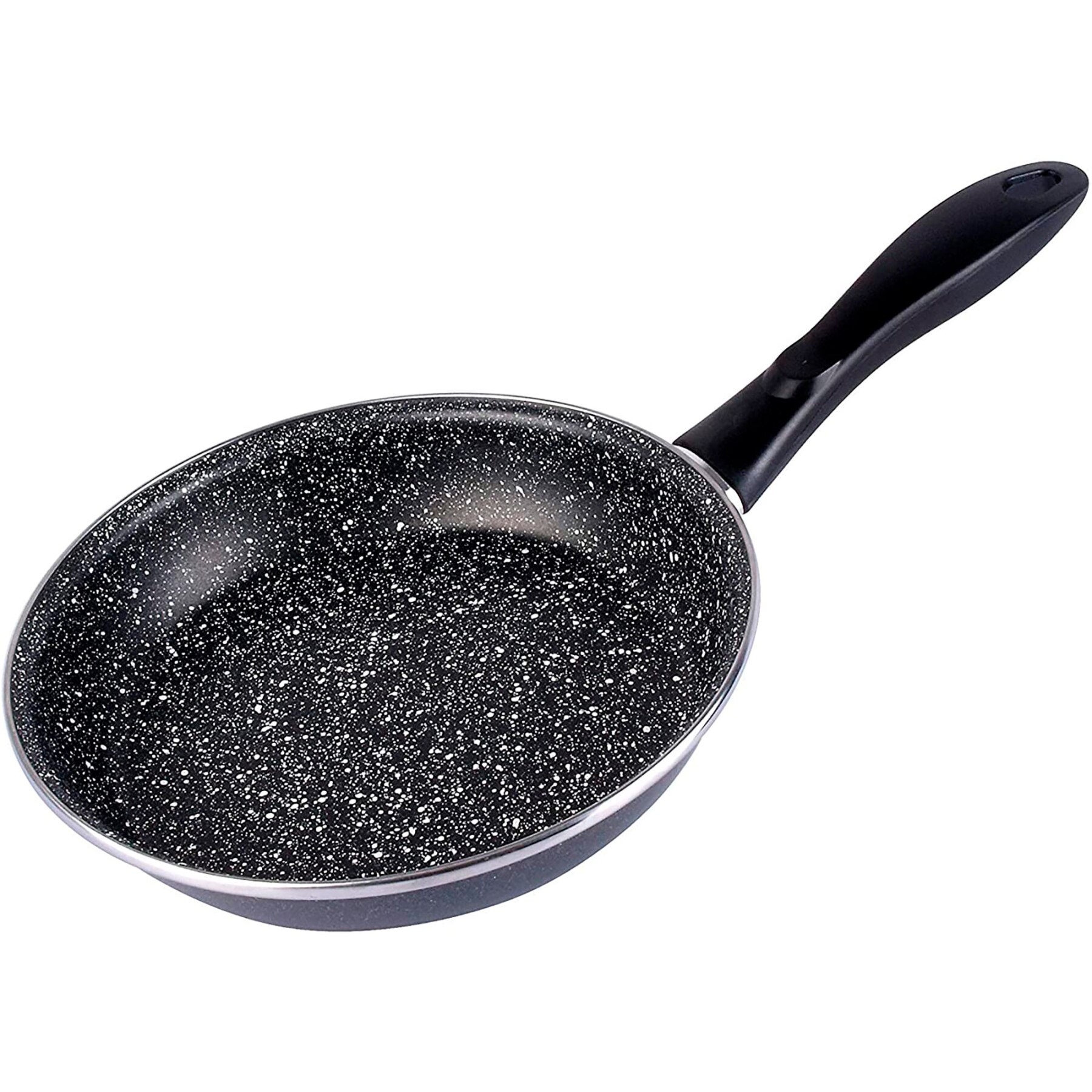 Magefesa Gransasso Juego 3 Sartenes 24-26-28cm, Inducción, Antiadherente PIEDRA libre de PFOA, Acero Vitrificado Gris