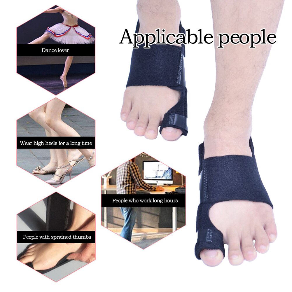 1 Paar Grote Teen Hallux Valgus Corrector Orthotics Voetverzorging Bone Duim Richter Correctie Pedicure Bunion Stijltang