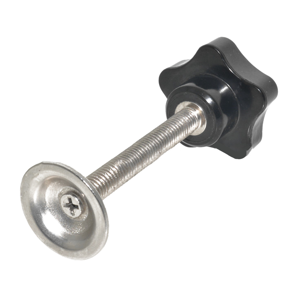 1/2 stücke M8 * 60 Stern Knöpfe Gewinde Spann Knopf Schraube Hand-Anziehen Knopf C/korrosion Beständig Schwarz Hand Werkzeuge Zubehör: Indigo