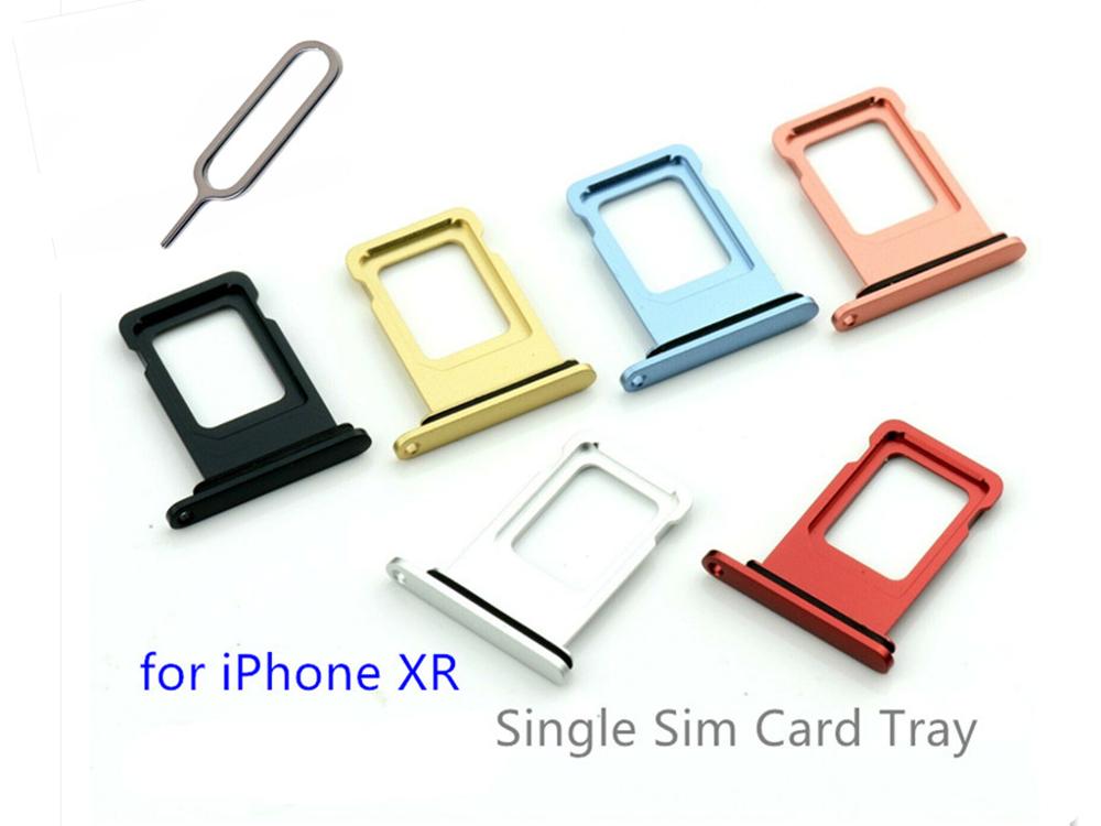 Enkelt sim-kort bakkeholder til iphone xr kortholder adapterstik udskiftningsdel