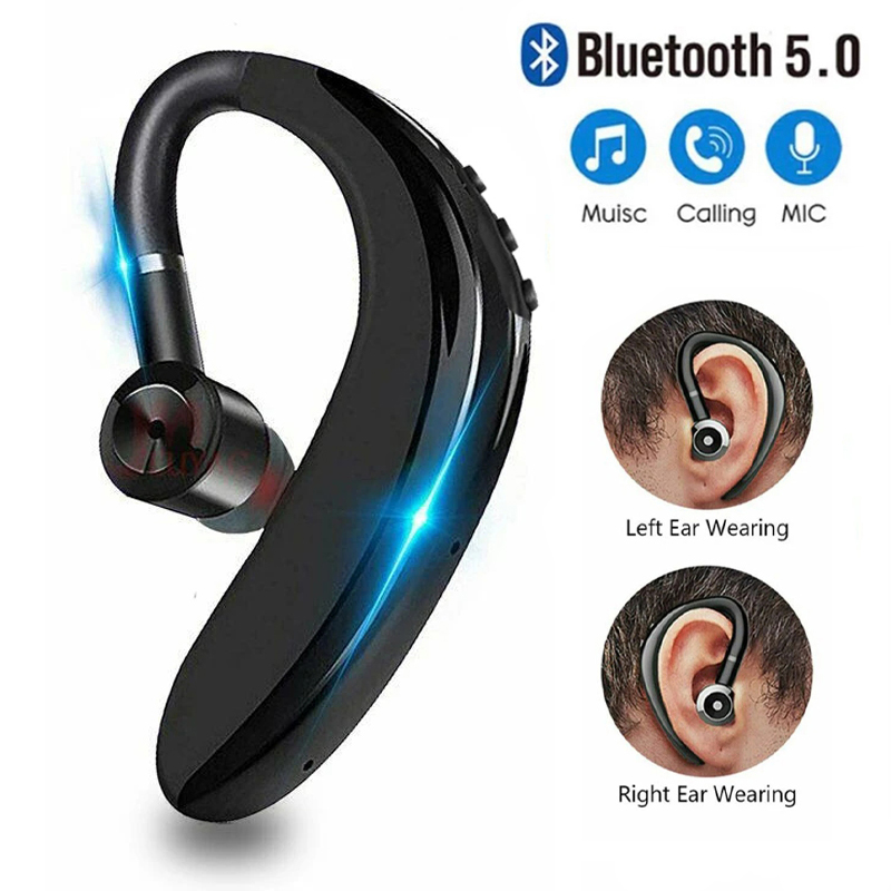 Drahtlose Bluetooth 5.0 OhrbüGel-Kopfhörer, Sport-Geschäft-Einzelohr-Headset, Freisprech-Kopfhörer mit Mikrofon für praktisch-Smartphones