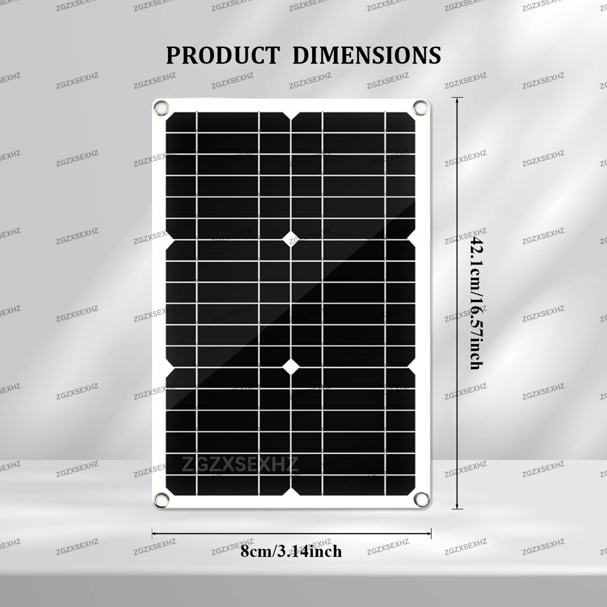 20w przenośne panele słoneczne z ładowarką i akumulatorem słonecznym do telefonów kempingowych, urządzeń usb, 12v/5v zasilacze dc do kempingu
