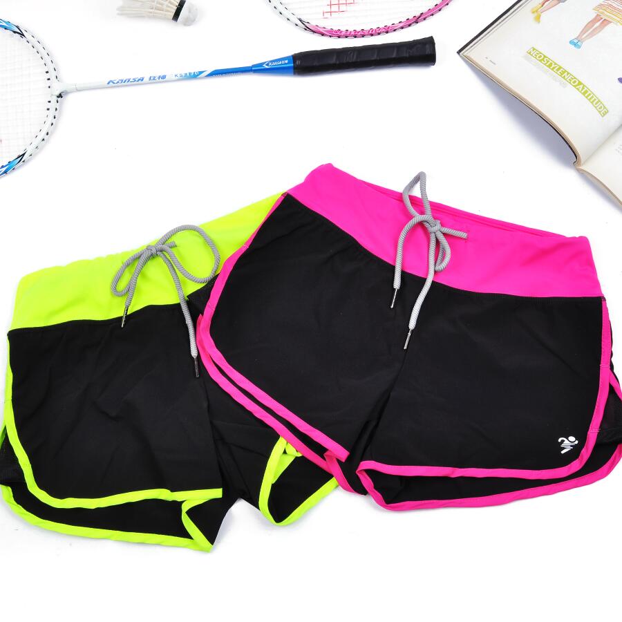 women Quick Dry Breathable High waist Gym Fitness Sports Shorts For lady Trainning Running Shorts Feminino sport beach Shorts