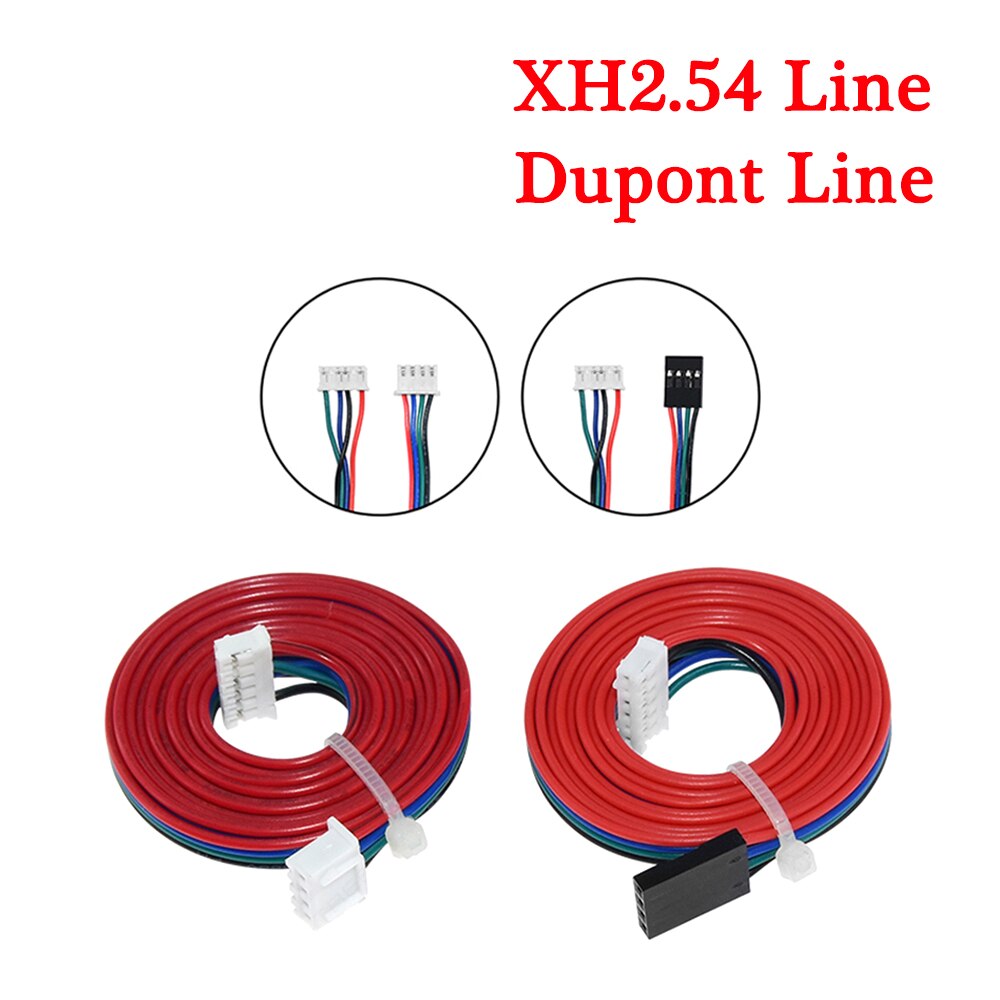 , 1 unidad, 1M, DuPont line, bifásico XH2.54, 4 pines a 6 pines, Conector de Motor de Terminal, cables para Motor 42 paso a paso HX2.54