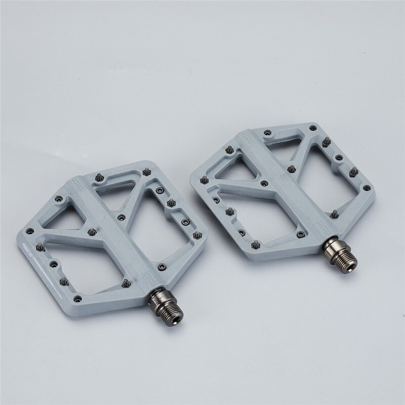 Pédales plates ultralégères à 3 roulements scellés, accessoires de vélo, vtt: Violet