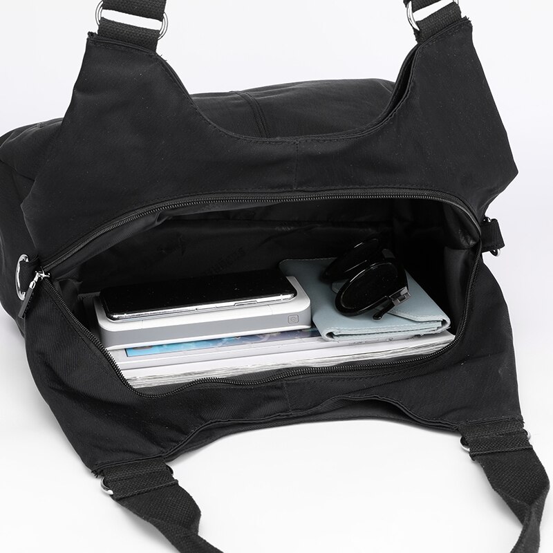 Bolso tipo mensajero de casual para mujer, bandolera de nailon de gran capacidad, pequeño, a la ,