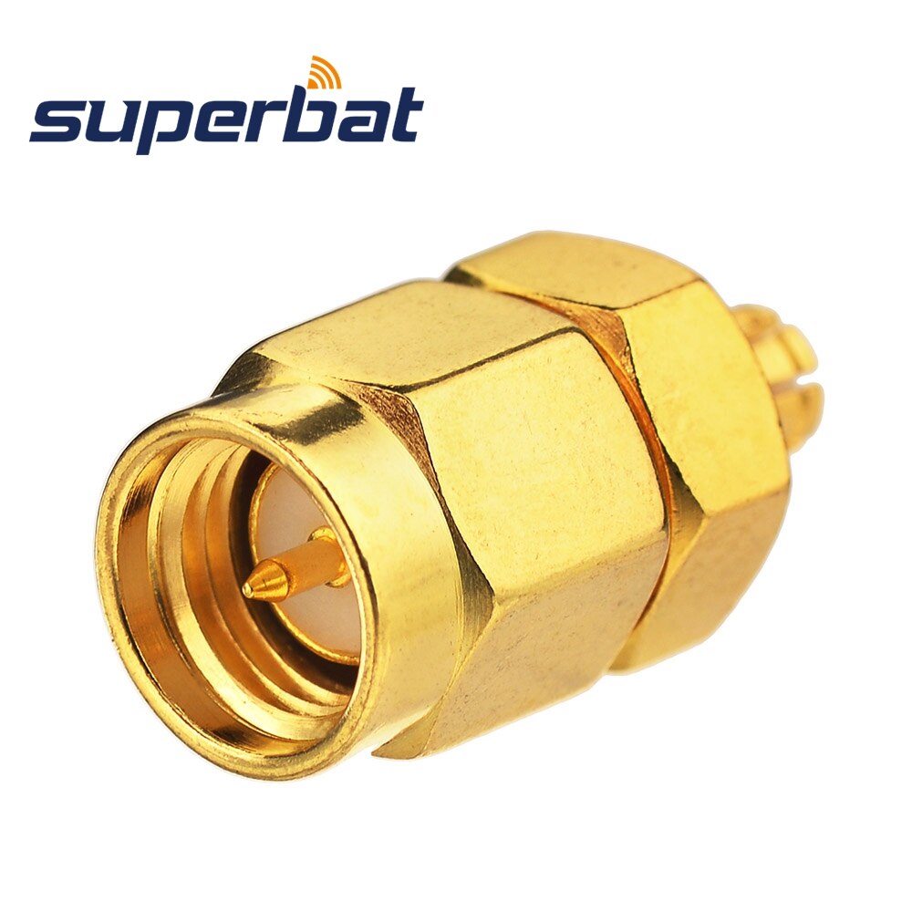 Superbat SMP Female to SMA Straight Male 50 Ohm RF Coaxial Connector