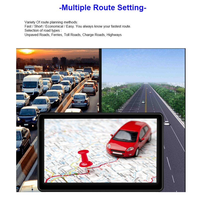 XGODY-navegador GPS con pantalla HD de 7 "y 4,3" para camión, GPS con Radio FM para coche, 128/8GB, mapas gratuitos, actualización de Rusia, Navitel