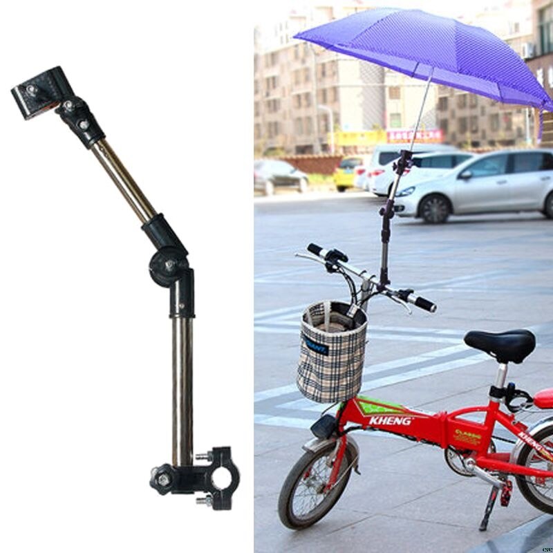 Adjustable Mount Stand Baby Stroller Accessories Baby Stroller Umbrella Holder Multiused Wheelchair Parasol Shelf Bike Connector