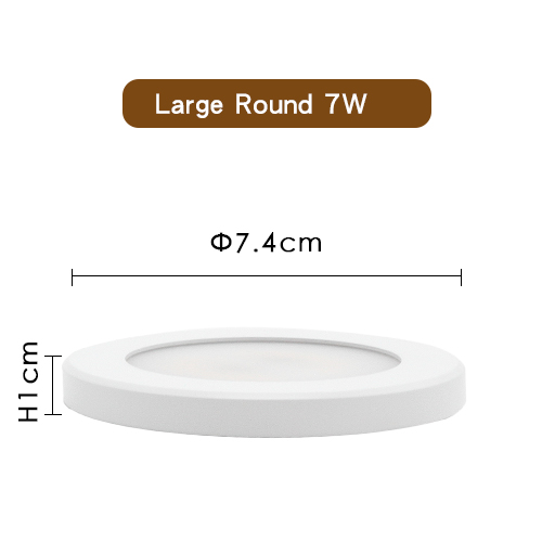 LED Downlight Mini Spot light Wall Surface Mounted Lamp 3W 5W 7W Panel Light Home Decor Cabinet Closet Indoor Lighting 220V 240V: green / 6w