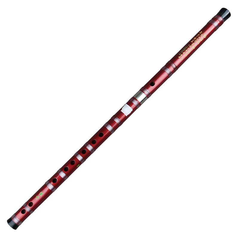 Acabado automático de pintura CDEFG, clave Separable de color vino con línea transparente, instrumento Musical hecho a mano, flauta de bambú Woodwind Dizi