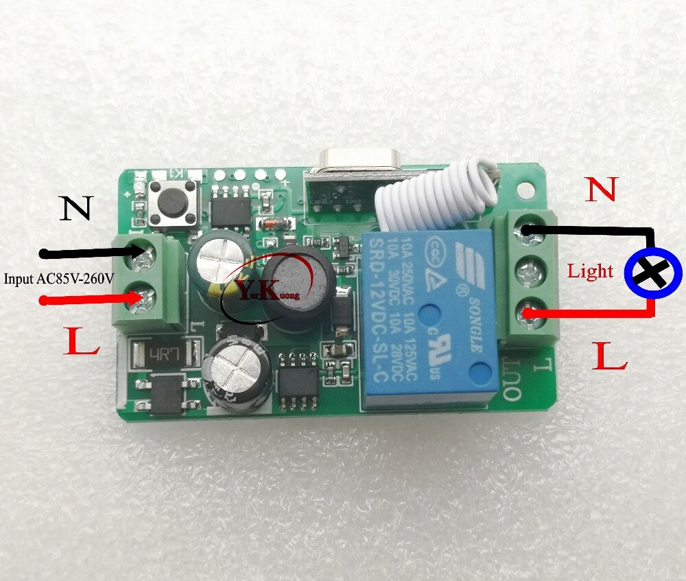 Remote Control Wall Switches AC110V 220V 240V Home Room Stairway Corridor Wireless Switch Light Lamp LED Bulb Remote ON OFF Smar