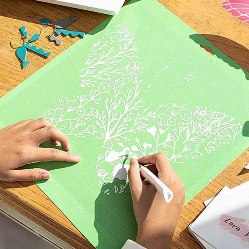 3 Pcs PVC Cutting Mat Grid Cutting Mat Cutting Plotter Special Pad for Cricut Maker 3/Explore 3/Air 2