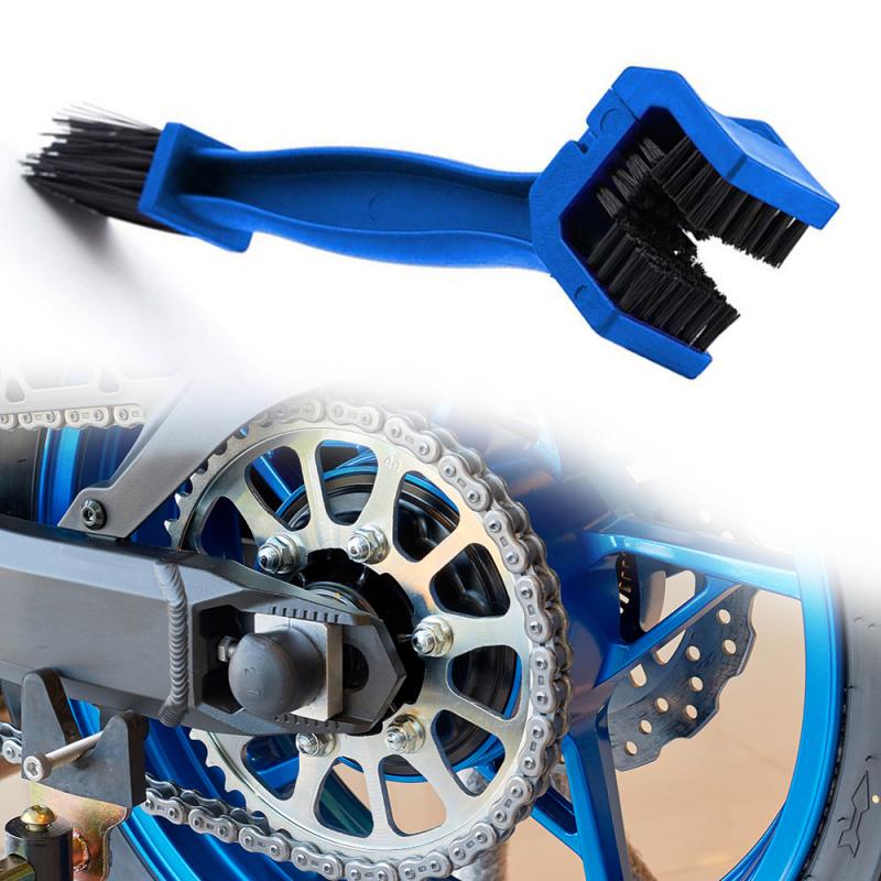 1pc Chain Cleaning Scrubber MTB Mountain Bike Wash Tool Microfiber Motorcycle Bicycle Chain Cleaner Brush Moto Accessries