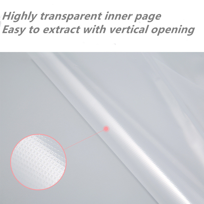 20/30/40 Sheets File Folder For Documents Letter A3 Paper Portable Business Briefcases Booklet Organizer Office Student Supplies