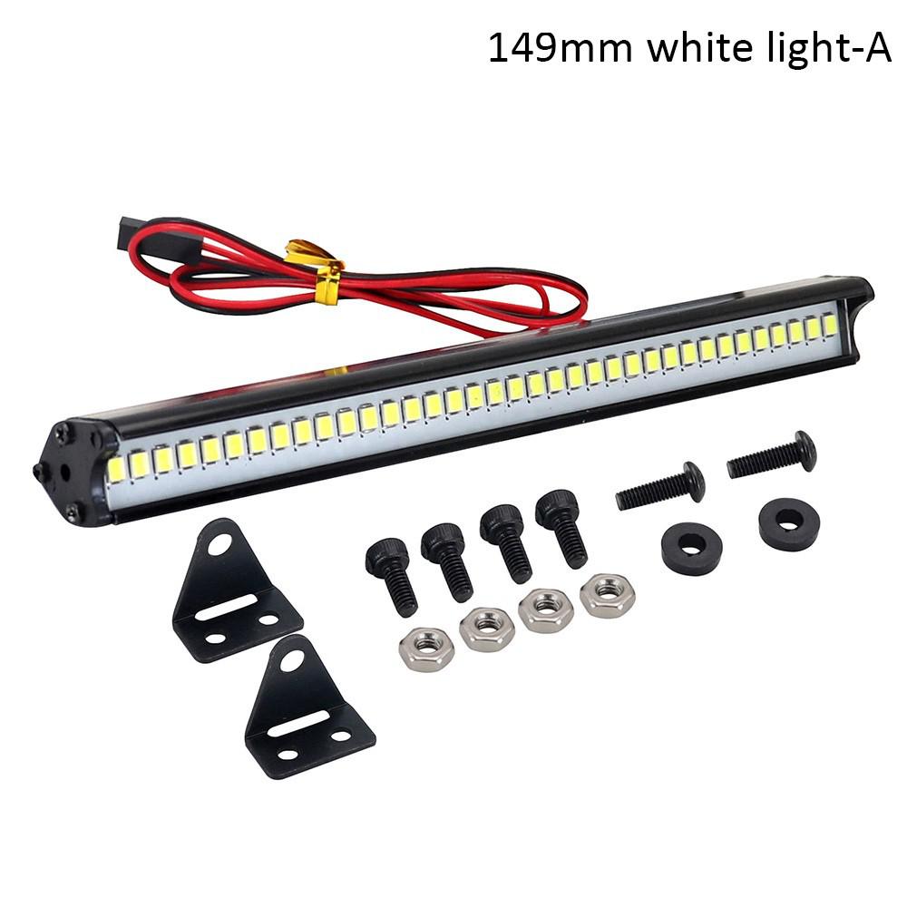 Barre lumineuse Led pour toit de voiture Rc, projecteur 53-149mm pour 1/10 Trxxas Trx4 Defender Trx6 G63 Axial Scx10 D90 Rgt Yikon chenille: Violet