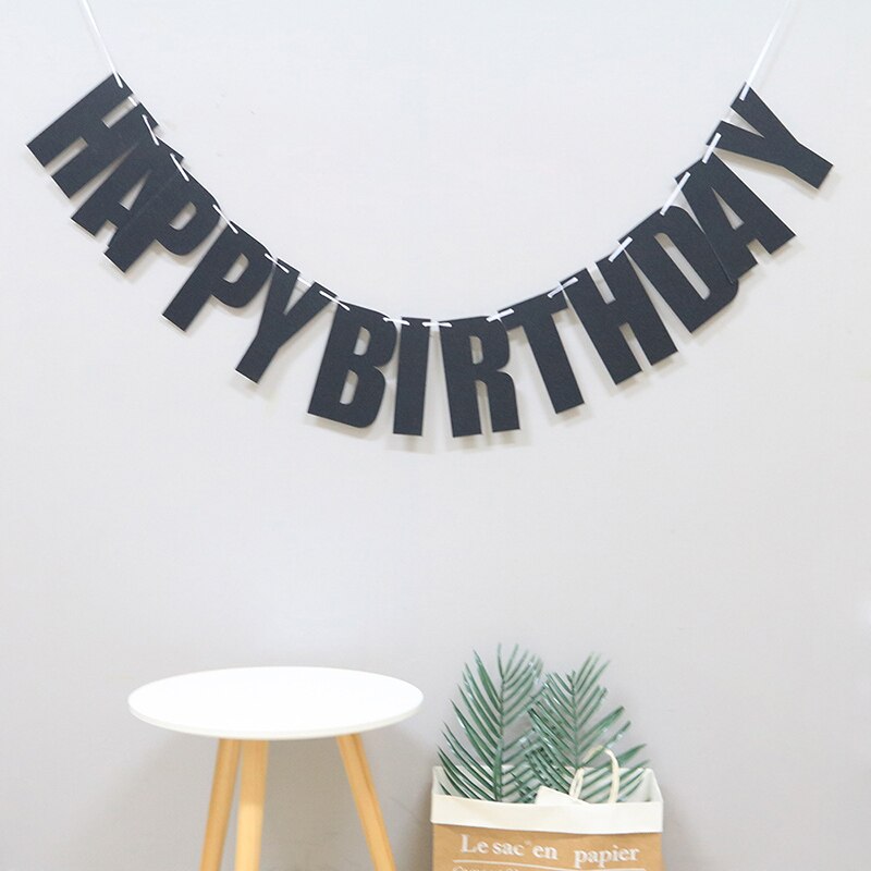 Decoración de cumpleaños para niña, pancarta de papel para de nacimiento, de cumpleaños: 2