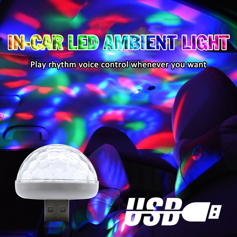 Mini stage light Disco ball magic effect lamp led Christmas light Bar Club Stage Xmas Party Effect Lamp USB powered