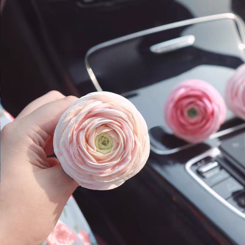 Stampo in silicone per gesso con fiori di peonia aromatica 3D Stampi per ornamenti di fiori in gesso Stampo per decorazione di candele