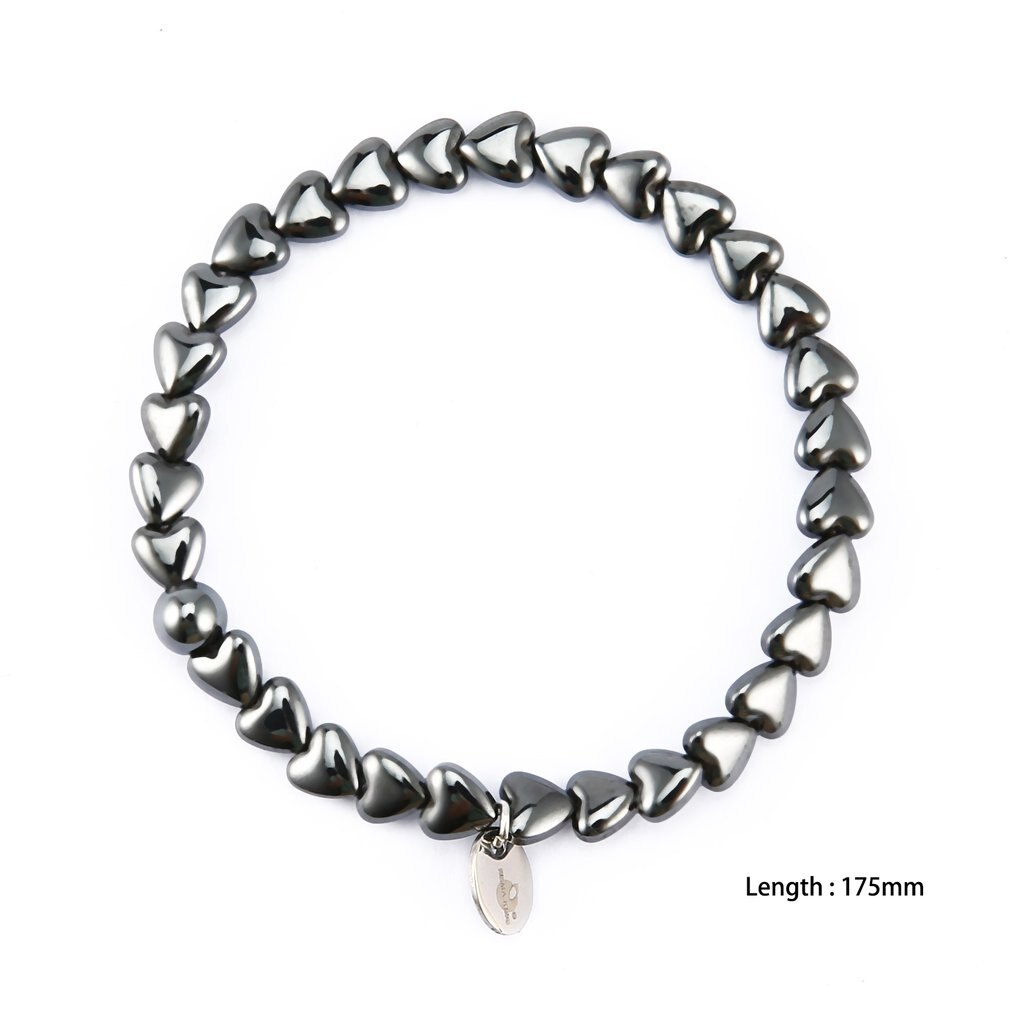 Grote zwarte galstenen armband handketting verlicht gewrichtspijn en verbruikt magnetische hulptherapie prachtige steen ambacht
