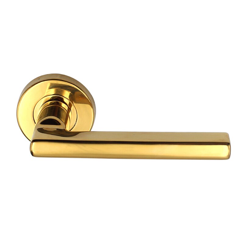 Door Handle Set Stainless Steel Lock Interior Home Door Handle Lock Durable Adjustable Latch Security WJ11
