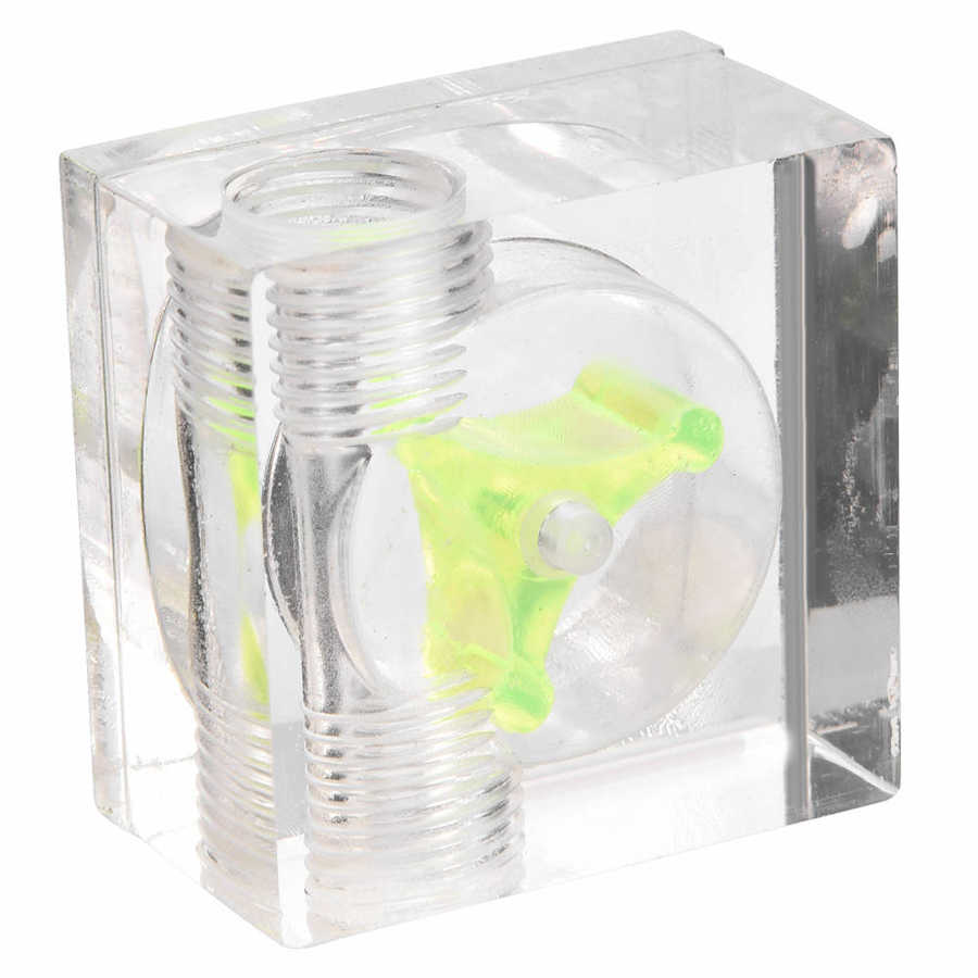 Pc Water Cooler Meter /4 Draad 3 Acryl Waaier Waterkoeling Meter Indicator Voor Computer Water Cooling System