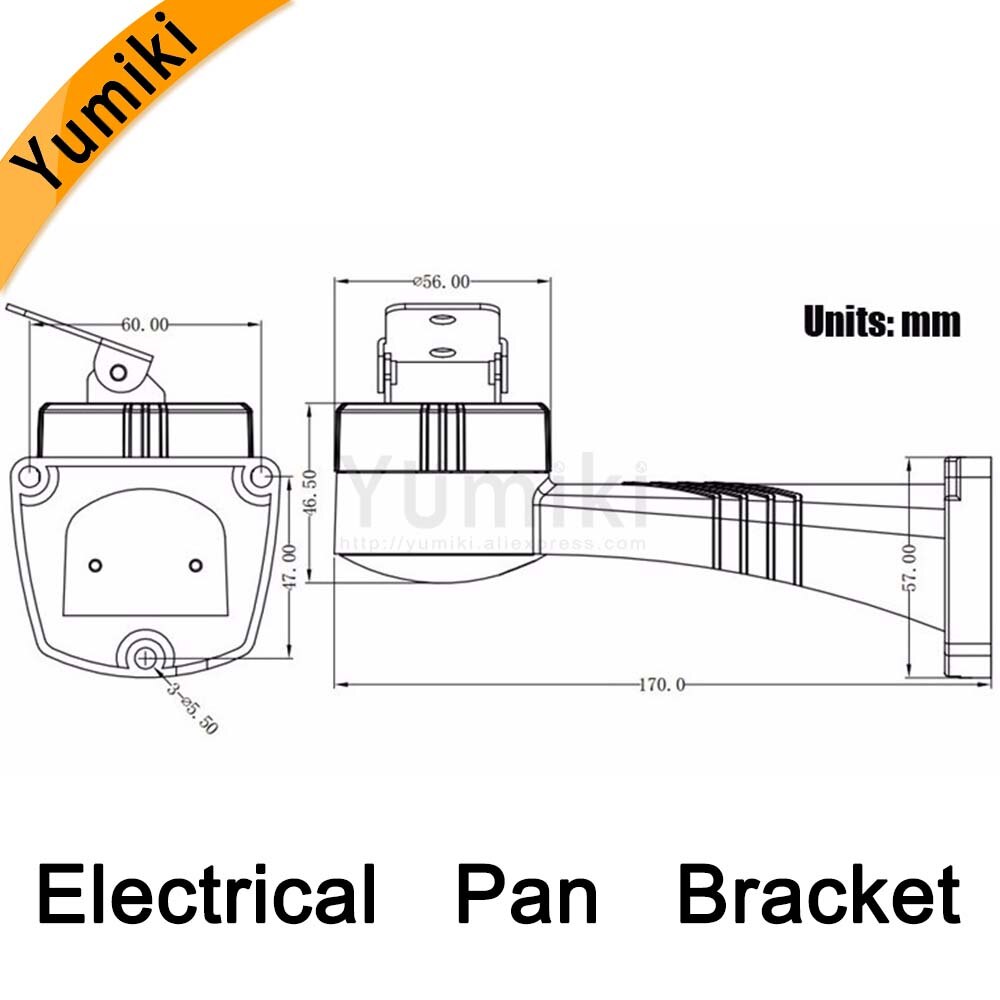 cctv bracket PTZ bracket Electrical Rotating Bracket installation/ stand/ holder cctv accessories for cctv camera