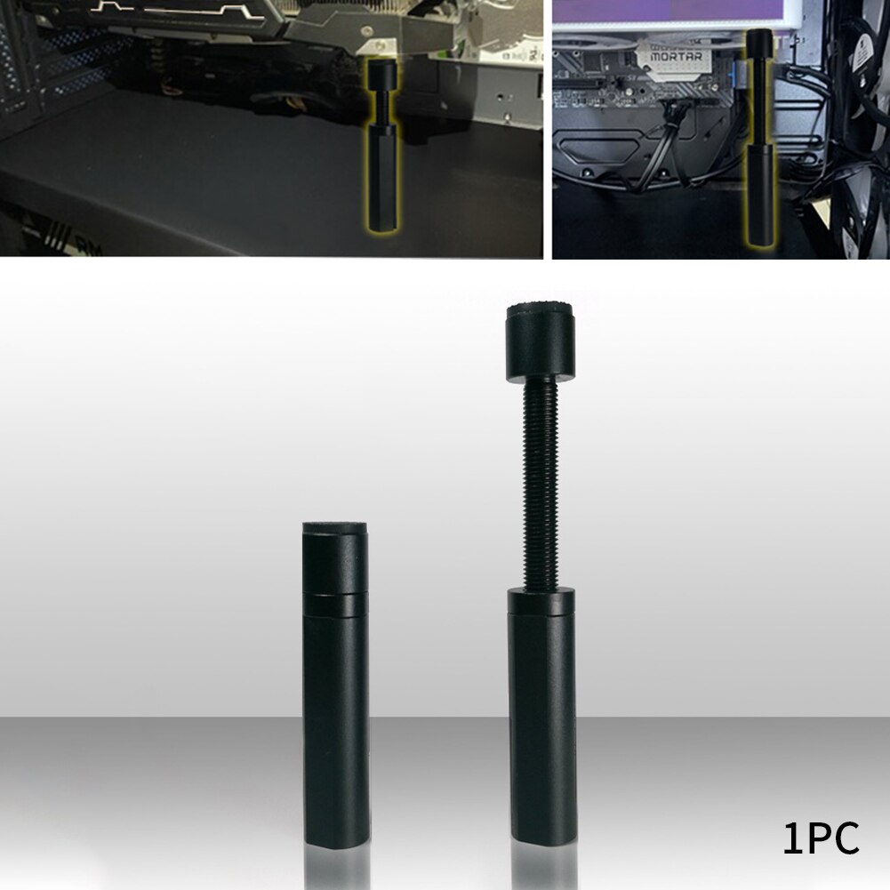 Magnetic GPU Holder PC Case Part Vertical Stand Graphics Card Holder GPU Support Bracket Aluminum With Rubber Pad