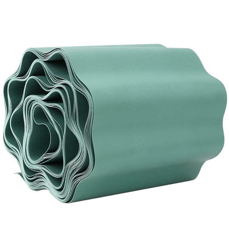 Garden Lawn Edging Strip Flexible Plastic Decoration Border Courtyard Fence 9X15M