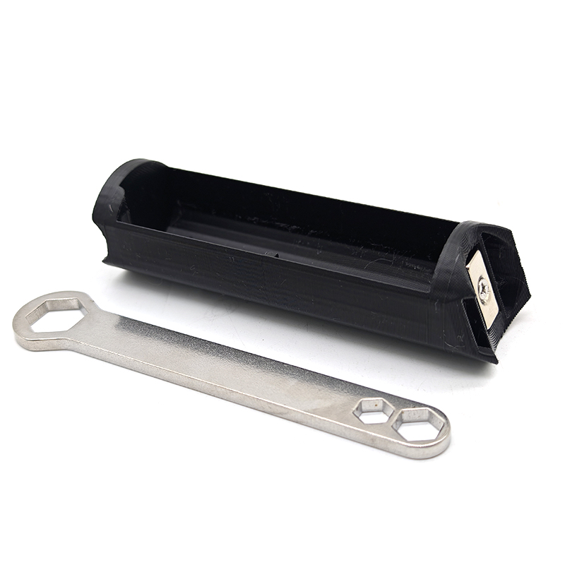 Bicycle Hidden Repair Tools Outfit For Brompton Magnet Frame Inner Storage Bag And Wrench Bicycle Mounting Repair Box: black
